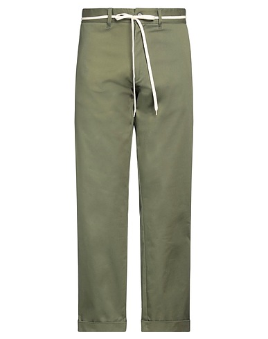 SOCIÉTÉ ANONYME Chinos Verde militare 98% Cotone, 2% Elastan