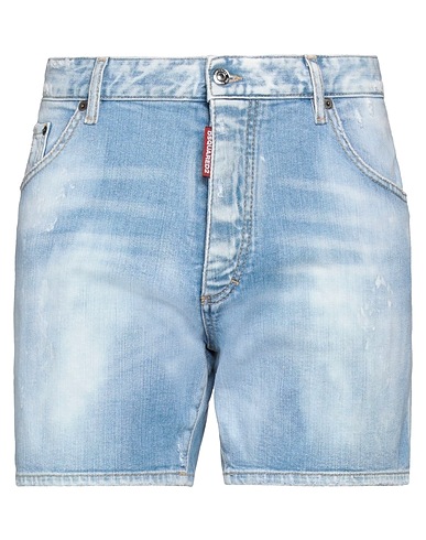 DSQUARED2 Denim shorts Blue 99% Cotton, 1% Elastane