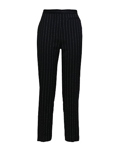 MILLY Casual trouser Black 96% Wool, 2% Other Fibres, 2% Elastane