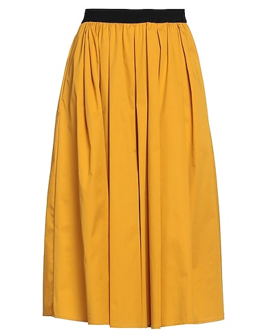 MYTHS Midi skirt Marigold 66% Cotton, 31% Nylon, 3% Elastane