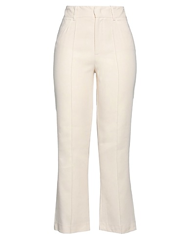 TELA Casual pants Ivory 50% Viscose, 48% Linen, 2% Elastane
