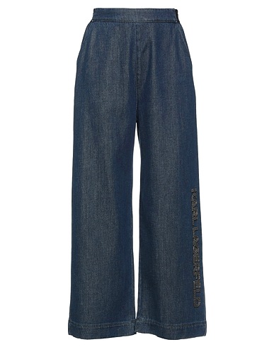 KARL LAGERFELD Denim trousers Blue 65% Cotton, 35% Lyocell