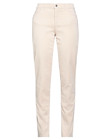EMPORIO ARMANI Casual trouser Beige 66% Cotton, 23% Lyocell, 8% Polyester, 3% Elastane