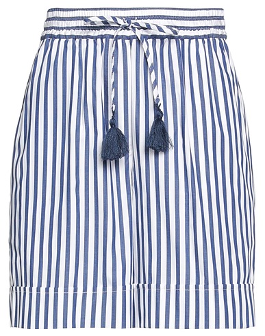 P.A.R.O.S.H. Shorts & Bermuda Navy blue 100% Cotton