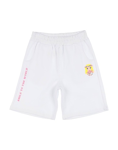 CHIARA FERRAGNI Shorts & Bermuda White 95% Cotton, 5% Elastane