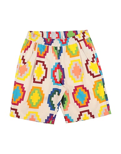 MARCELO BURLON Shorts & Bermuda Beige 100% Organic cotton