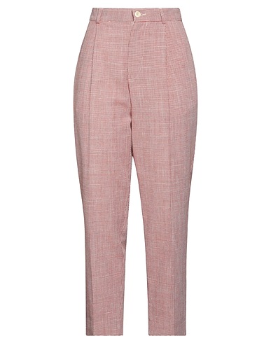 TRUE NYC® Hosen Rostrot 35% Baumwolle, 35% Viskose, 15% Leinen, 10% Acryl, 5% Andere Fasern