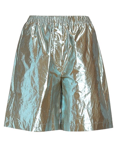 TELA Shorts & Bermuda Turquoise 60% Cotton, 40% Polyester