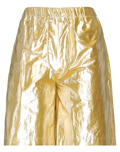 TELA Shorts & Bermuda Yellow 60% Cotton, 40% Polyester