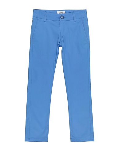 ALETTA Casual pants Pastel blue 97% Cotton, 3% Elastane