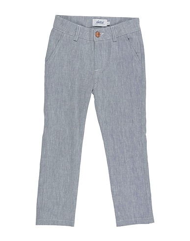 ALETTA Casual pants Pastel blue 50% Linen, 30% Cotton, 20% Polyester