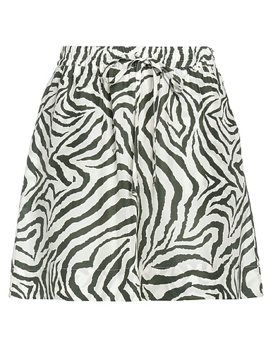 P.A.R.O.S.H. Shorts & Bermuda Verde militare 100% Seta