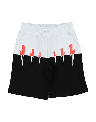 NEIL BARRETT Shorts & Bermuda KIDS White 100% Cotton