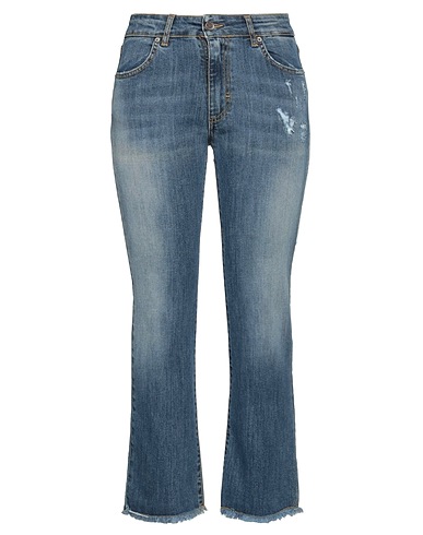 SOUVENIR Bootcut Jeans Blue 98% Cotton, 2% Elastane