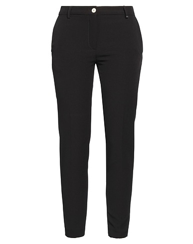 HAPPY 25® Casual trouser Black 95% Polyester, 5% Elastane