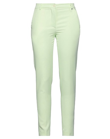 HAPPY 25® Casual trouser Light green 95% Polyester, 5% Elastane