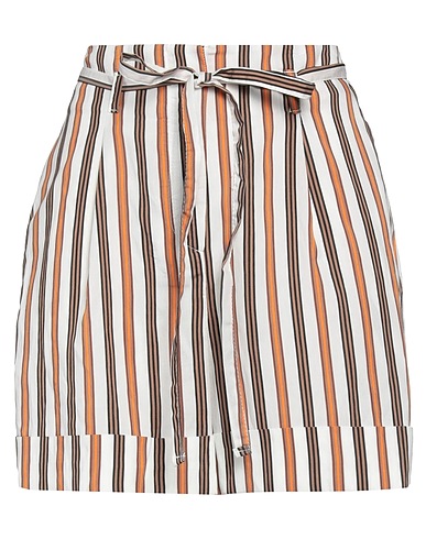 KAOS Shorts & Bermuda Brown 86% Viscose, 14% Polyamide