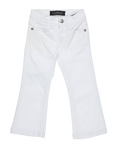 JOHN RICHMOND Denim pants White 98% Cotton, 2% Elastane