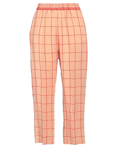FORTE_FORTE Casual pants Apricot 100% Linen
