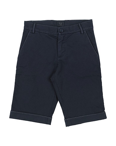 FAY Shorts & Bermuda Midnight blue 97% Cotton, 3% Elastane, Polyester