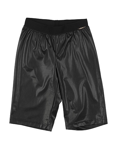 TWINSET Shorts & Bermuda Nero 100% Poliestere, Spalmato poliuretano