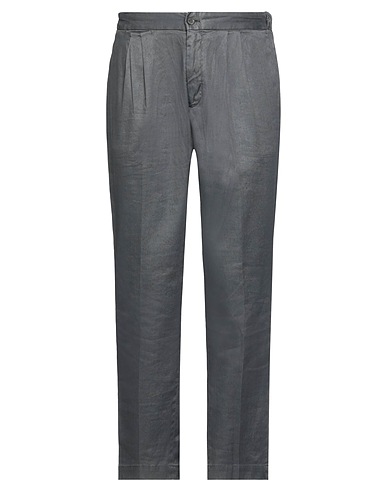 DEVORE INCIPIT Casual trouser Lead 49% Linen, 48% Cotton, 3% Elastane