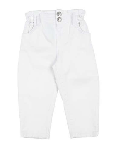 JOHN RICHMOND Denim pants White 100% Cotton