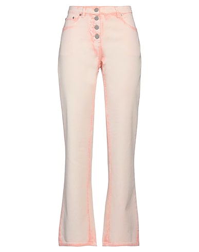 ALBERTA FERRETTI Denim pants Pink 100% Cotton