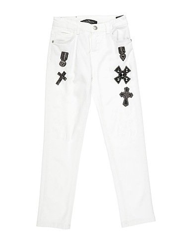 JOHN RICHMOND Denim pants White 98% Cotton, 2% Elastane