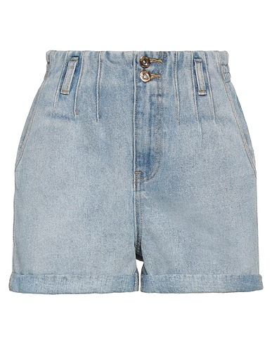 KORALLINE Denim shorts Blue 100% Cotton