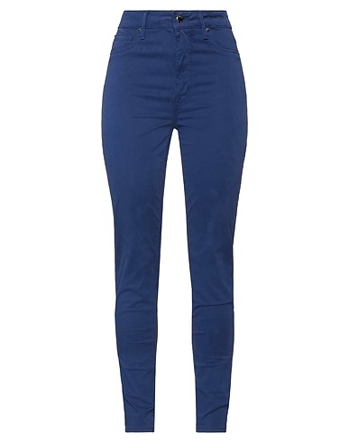 MET JEANS Casual pants Blue 98% Cotton, 2% Elastane