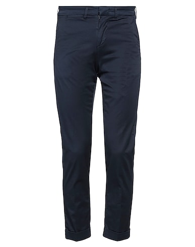 FAY Casual trouser Midnight blue 97% Cotton, 3% Elastane