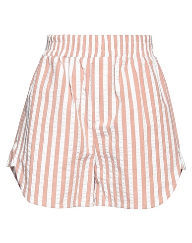 THE M.. Shorts & Bermuda Light brown 97% Cotton, 3% Elastane
