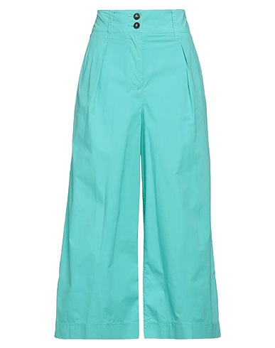 INCOTEX Casual pants Turquoise 94% Cotton, 6% Elastane