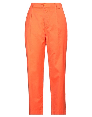 DIXIE Casual pants Orange 85% Cotton, 15% Polyester