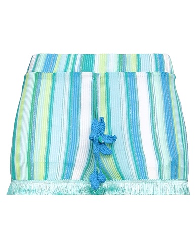 PHO Firenze Shorts & Bermuda Turquoise 56% Cotton, 36% Polyester, 6% Viscose, 2% Lurex®