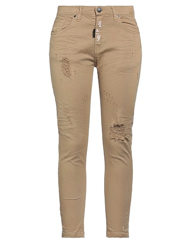BLACK CIRCUS Pantaloni jeans Cammello 97% Cotone, 3% Elastan
