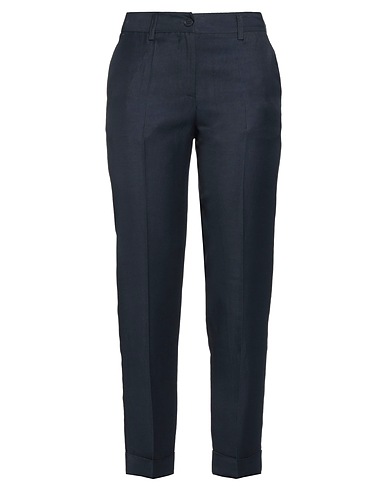 P.A.R.O.S.H. Pantalone Blu notte 72% Viscosa, 28% Lino