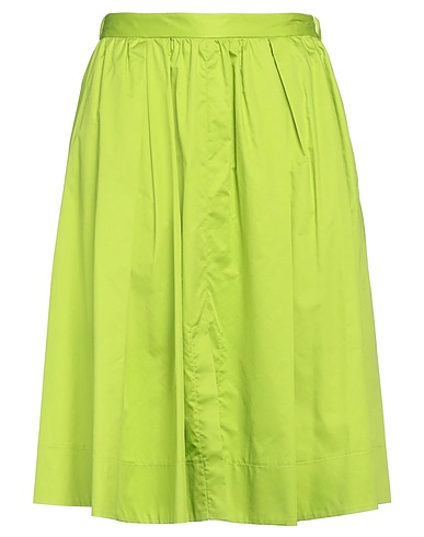KAOS Midi skirt Light green 100% Cotton