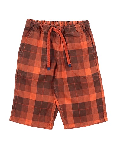 MYTHS Shorts & Bermuda Arancione 55% Cotone, 43% Lino, 2% Elastan