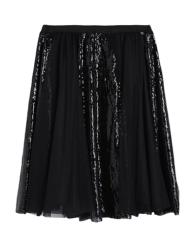 KOCCA Midi skirt Black 95% Polyester, 5% Elastane
