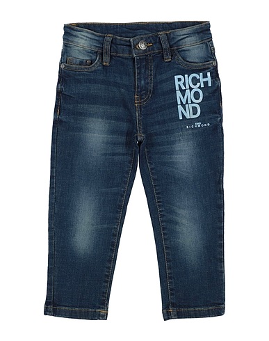 JOHN RICHMOND Denim pants Blue 98% Cotton, 2% Elastane