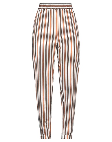 KAOS Casual trouser White 86% Viscose, 14% Polyamide