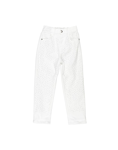 JOHN RICHMOND Denim trousers White 97% Cotton, 3% Elastane