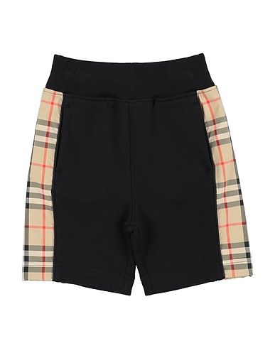 BURBERRY Shorts & Bermuda Black 100% Cotton, Polyester