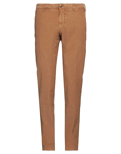 INCOTEX Casual trouser Camel 99% Cotton, 1% Elastane