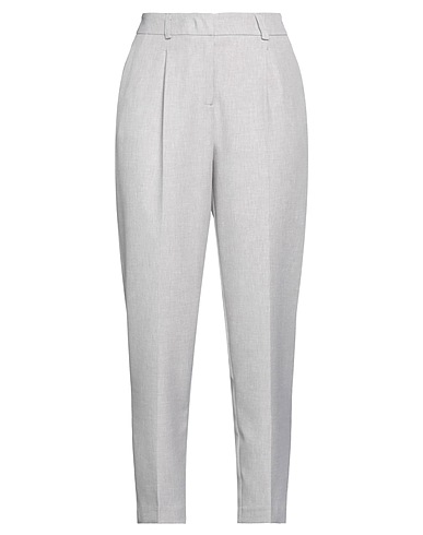 SOALLURE Pantalone Grigio chiaro 100% Poliestere