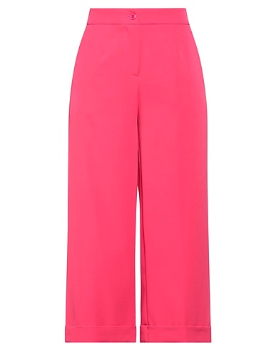 MARIELLA ROSATI Casual pants Fuchsia 90% Polyester, 10% Elastane
