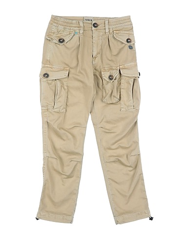 BERNA Casual trouser Beige 98% Cotton, 2% Elastane