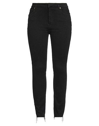 PINKO Denim trousers Black 38% Cotton, 33% Viscose, 22% Lyocell, 7% Elastane
